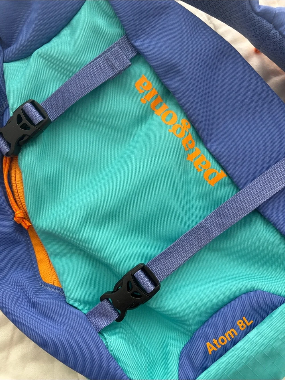 Vintage Patagonia Atom 8L Sling Bag Periwinkle & Mint